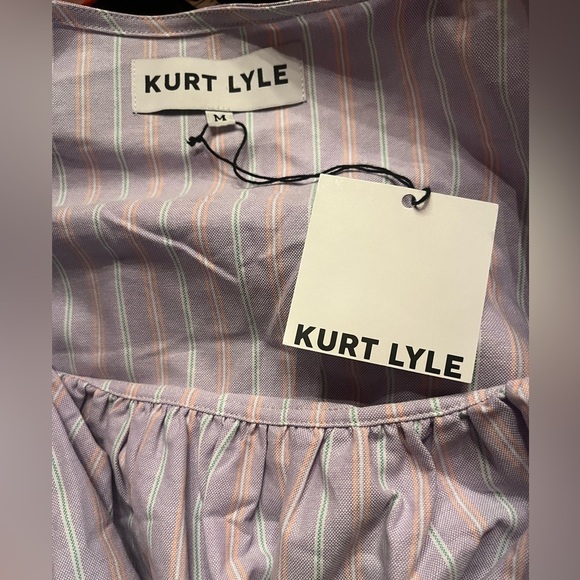 Kurt Lyle- NWT Edite Dress in Lilac. Size M - Picture 4 of 5